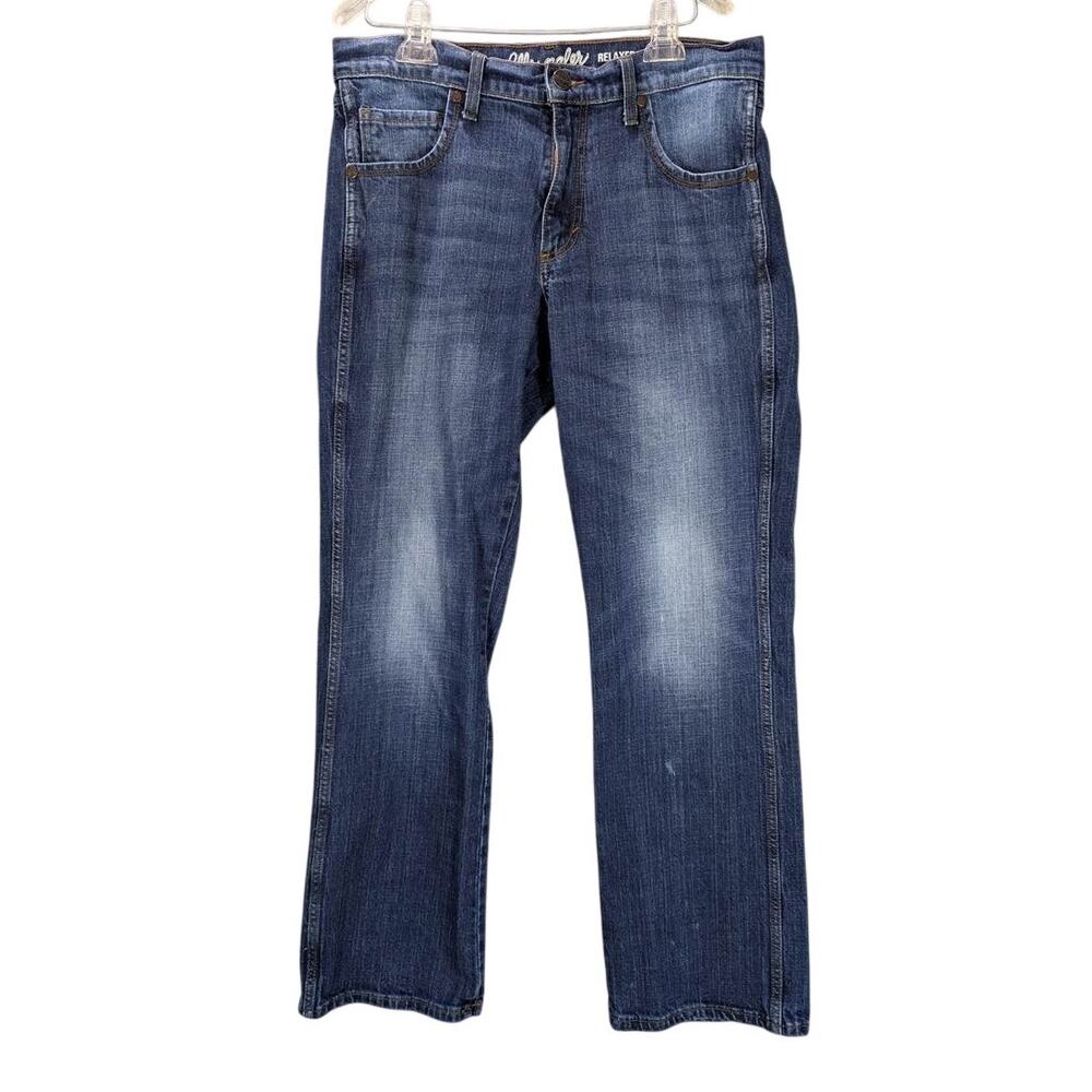 Wrangler Retro Jeans Mens 34/32 Relaxed Boot Blue Stretch Western Rodeo Country